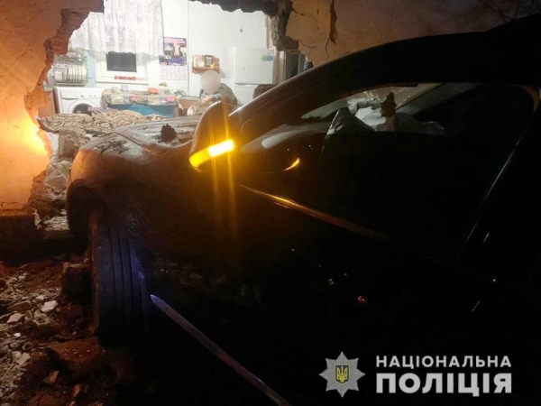В Одесской области Volkswagen протаранил стену жилого дома