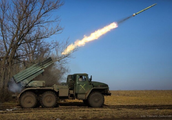 Карта боевых действий в Украине 20 февраля