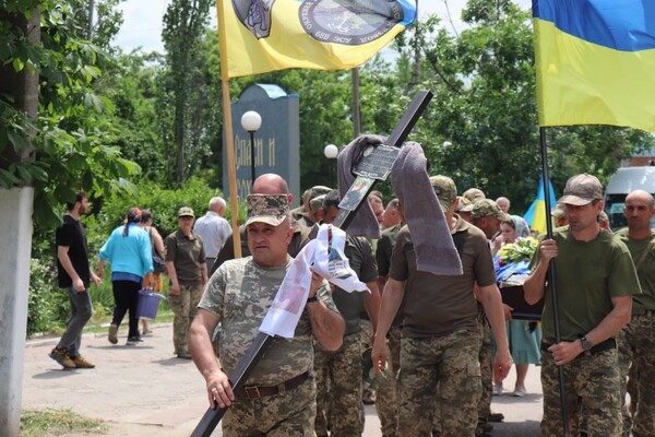 В Одесской области попрощались с погибшим защитником Василием Пелеваном