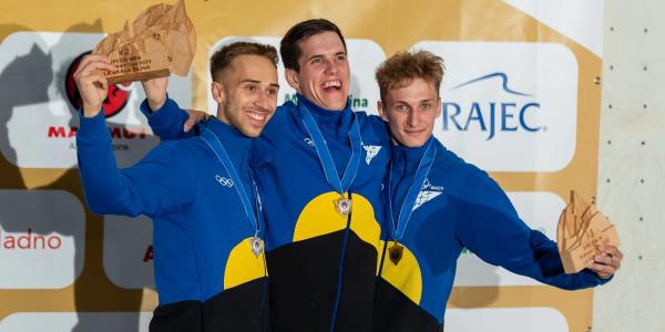 Скелелазіння. Українські спортсмени повністю захопили п’єдестал Кубку Європи