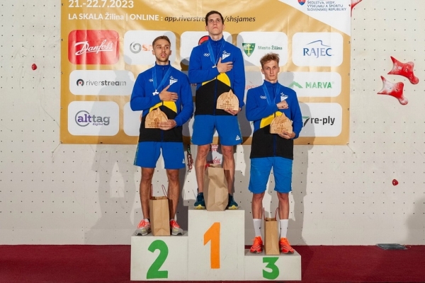 Скелелазіння. Українські спортсмени повністю захопили п’єдестал Кубку Європи