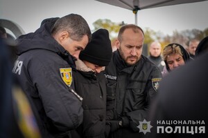 В Одессе простились с полицейским, который получил тяжелые ранения во время обстрела города 18 ноября