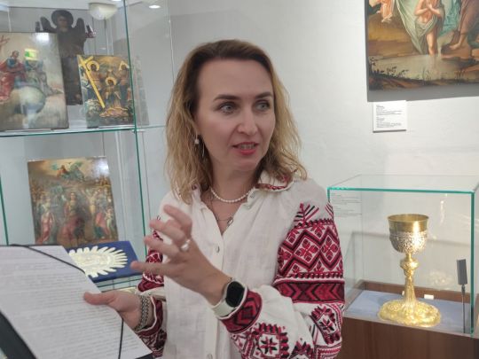 «На вручення Томоса ми мали надати зі скарбів лаври щось особливе. Вибрали ось цей шедевр»: у Києві відкрилася надзвичайна виставка