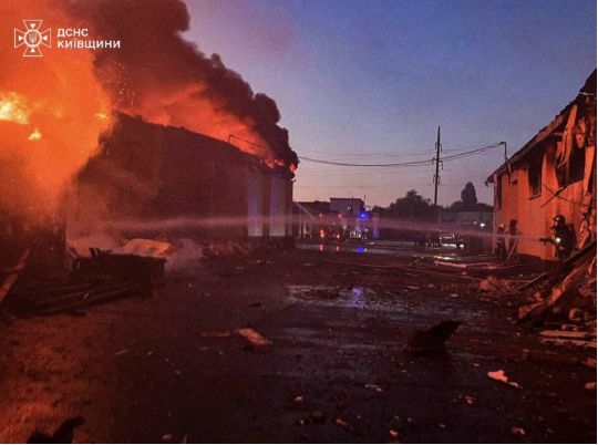 Нічна атака ворога: постраждали Київщина, Запоріжжя, Харків